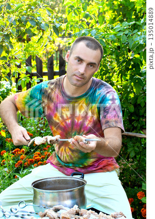 man strung the meat man strung the meat 135014889