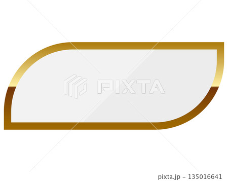 高級感のあるフレーム　ホワイト＆ゴールド 135016641