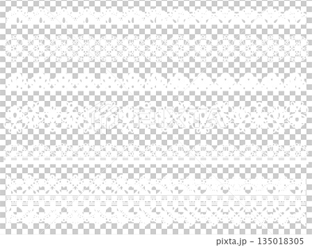 Elegant lace line set of 6, white Elegant lace line set of 6, white 135018305