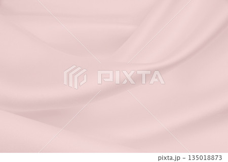 Smooth elegant pink silk or satin texture as wedding background. Luxurious background design Smooth elegant pink silk or satin texture as wedding background. Luxurious background design 135018873