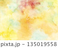 カラフルな水彩テクスチャ背景 135019558
