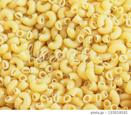 Bulk pasta at a grocery supermarket, dry bulk pasta at a grocery store Bulk pasta at a grocery supermarket, dry bulk pasta at a grocery store 135019581