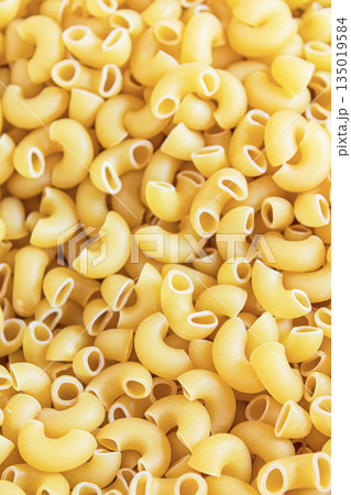 Bulk pasta at a grocery supermarket, dry bulk pasta at a grocery store Bulk pasta at a grocery supermarket, dry bulk pasta at a grocery store 135019584