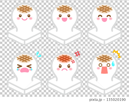 可愛的表情年糕插畫集 可愛的表情年糕插畫集 135020190