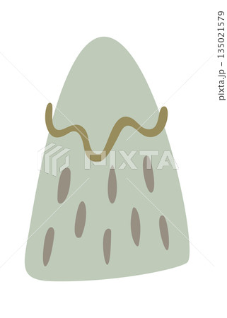 Abstract boho mount peak design 135021579