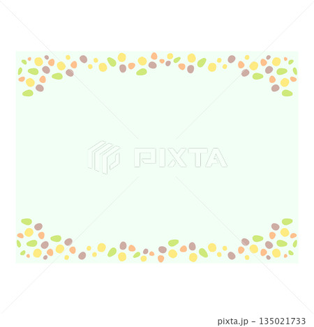Soft Pastel Colored Egg Shapes Doodle Scatter Frame Template Vector Illustration Soft Pastel Colored Egg Shapes Doodle Scatter Frame Template Vector Illustration 135021733