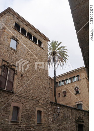 Casa de l'Ardiaca Casa del Arcediano is a historic building with part of the wall dates back to the Roman era in the Old City of Barcelona, Catalonia, Spain. Casa de l'Ardiaca Casa del Arcediano is a historic building with part of the wall dates back to the Roman era in the Old City of Barcelona, Catalonia, Spain. 135022072
