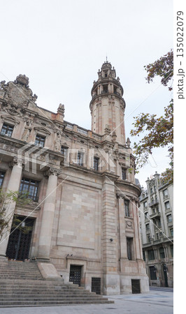 Post and telegraph office in Barcelona, Catalonia, Spain Post and telegraph office in Barcelona, Catalonia, Spain 135022079