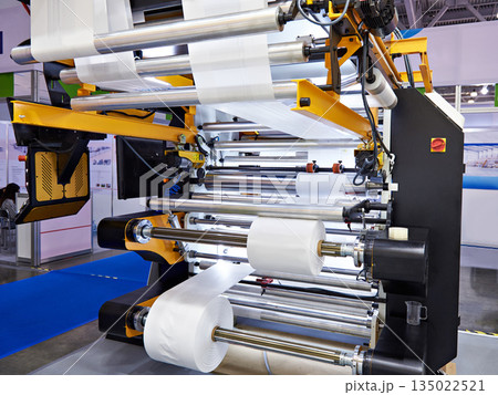 Machine for production of plastic bags 135022521