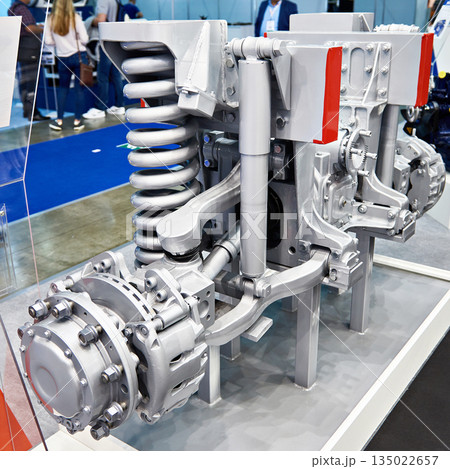 Steering driving axle with independent suspension Steering driving axle with independent suspension 135022657