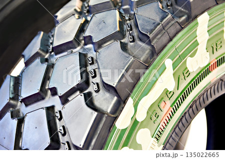 Tread pattern camouflage tire truck 135022665