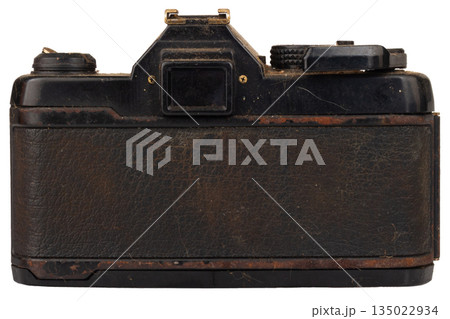 dust dirt film camera old isolated on white background dust dirt film camera old isolated on white background 135022934