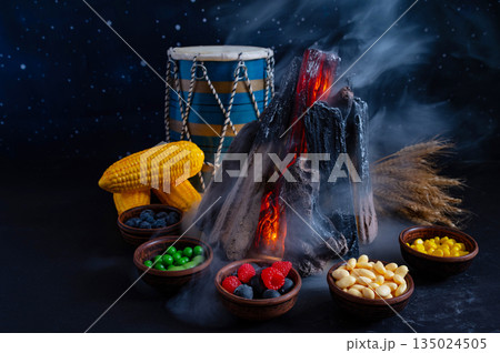 Happy Lohri festival of Punjab India 135024505