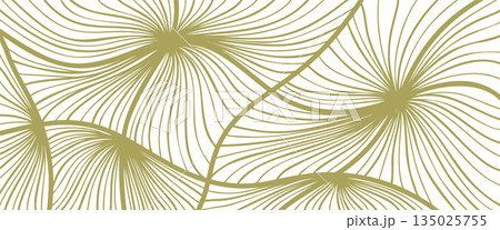 Light Background with Abstract Golden Tree Rings 135025755