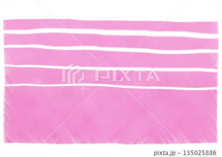 イラスト素材: ピンク背景と白線の抽象画 イラスト素材: ピンク背景と白線の抽象画 135025886