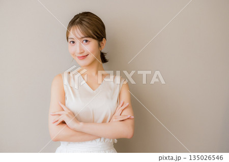 肌の綺麗な女性 肌の綺麗な女性 135026546