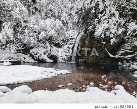 横谷峡（冬）：白滝 135027681