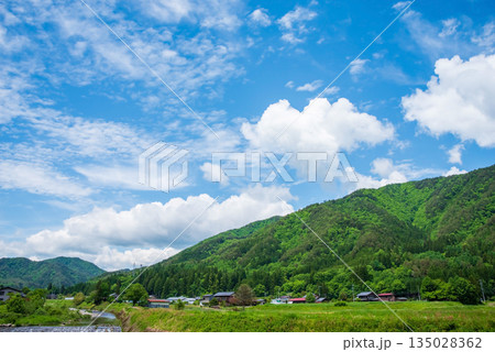 田舎の長閑な風景《岐阜県 高山市 清見町》 田舎の長閑な風景《岐阜県 高山市 清見町》 135028362