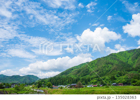 田舎の長閑な風景《岐阜県 高山市 清見町》 135028363