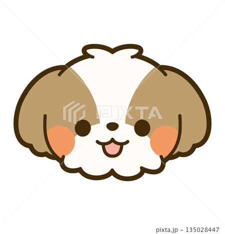 シーズーの顔アイコン 135028447