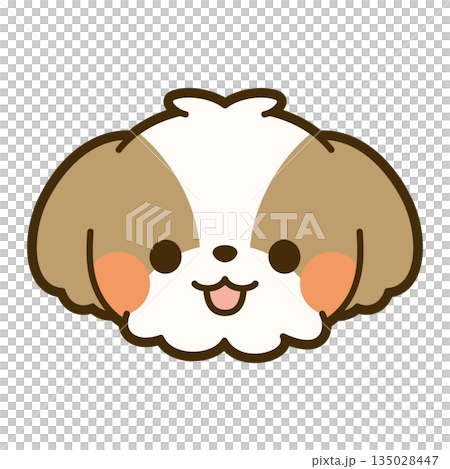 シーズーの顔アイコン 135028447