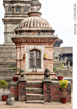 Siddhi Laxmi Shikara Temple, Durbar Square, Bhaktapur, Kathmandu Valley, Nepal. Siddhi Laxmi Shikara Temple, Durbar Square, Bhaktapur, Kathmandu Valley, Nepal. 135028628