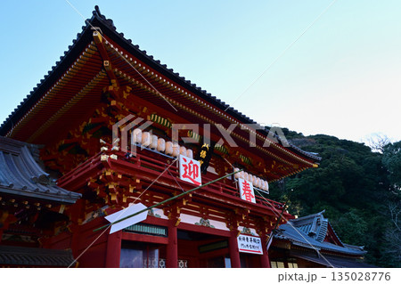 元日の鶴ヶ岡八幡宮 元日の鶴ヶ岡八幡宮 135028776