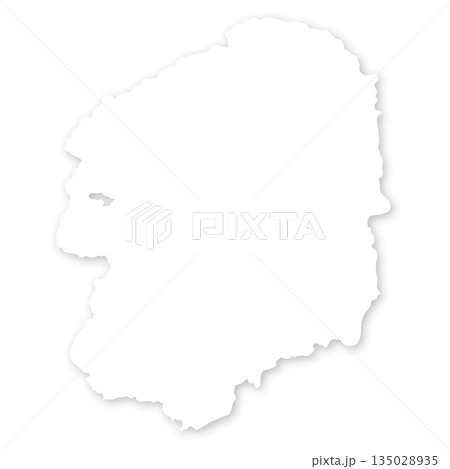 栃木県の白地図 栃木県の白地図 135028935