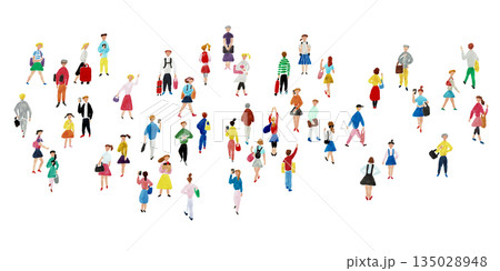 手描き水彩イラスト　ライフスタイル 135028948