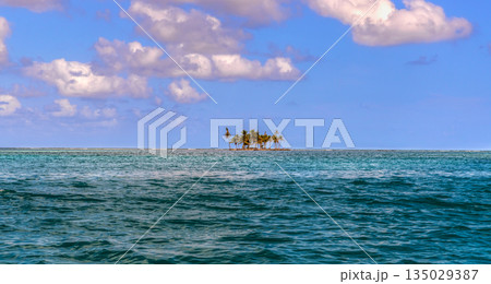 Beautiful San Blas island at politically autonomous Guna territory in Panama. Beautiful San Blas island at politically autonomous Guna territory in Panama. 135029387