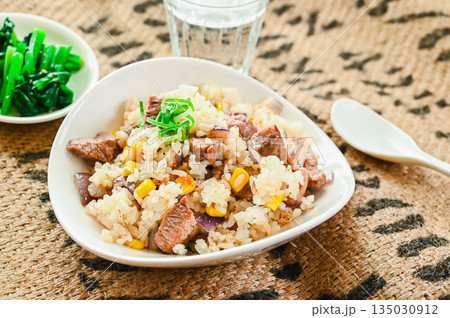 リブロースで作るスタミナチャーハン 135030912