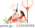 ひな人形お内裏様メイン 135030998