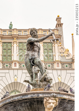 Neptune statue in Gdansk, Poland. 135031213