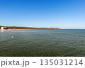 Baltic seaside with beaches as viewed from the pier in Sopot, Poland. 135031214