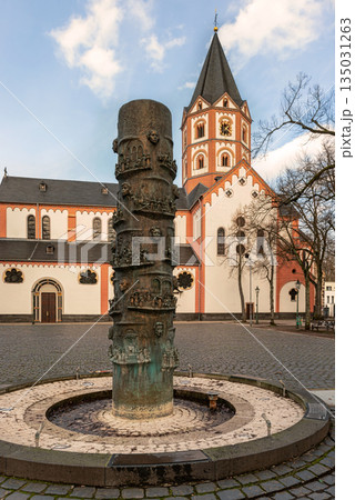 St. Margareta Catholic parish church in Dusseldorf, Gerresheim, Germany. 135031263