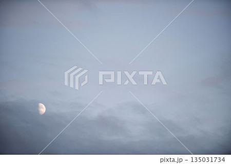 Scenic view of moon against sky 135031734