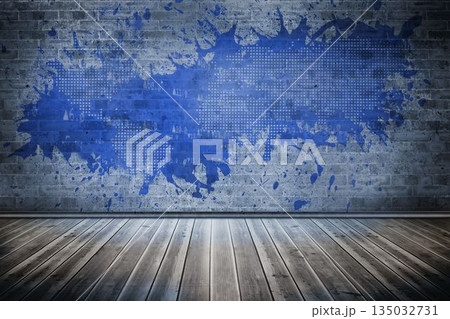 Splash showing earth graphic Splash showing earth graphic 135032731