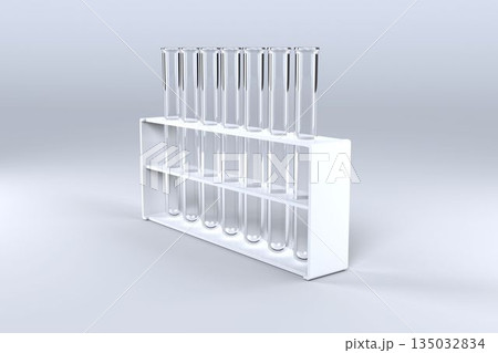 Test tube with chemical solution 135032834