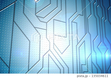 Circuit board on futuristic background Circuit board on futuristic background 135034611