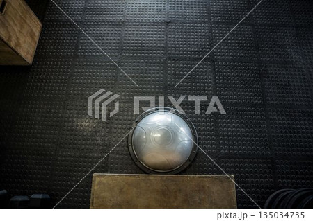 High angle view of exercise ball 135034735