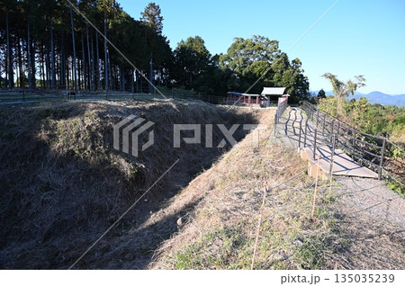 諏訪原城跡　外堀　島田市 135035239