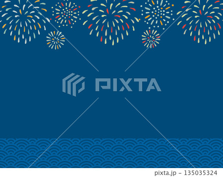 花火背景素材 花火背景素材 135035324