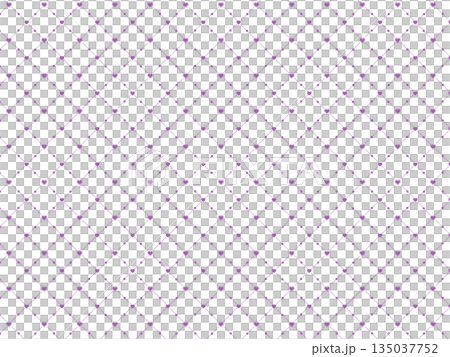 可愛的格子背景，帶有心形圖案 135037752