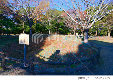 小山城 丸馬出し 三日月堀 吉田町 小山城 丸馬出し 三日月堀 吉田町 135037789