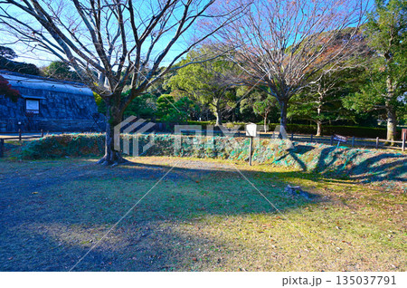 小山城　丸馬出し　三日月堀　吉田町 135037791