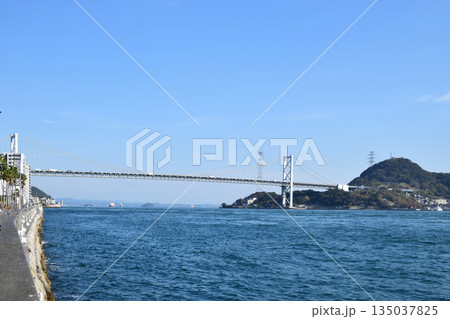 関門海峡の風景 関門海峡の風景 135037825