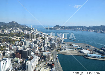 関門海峡の風景 135037826