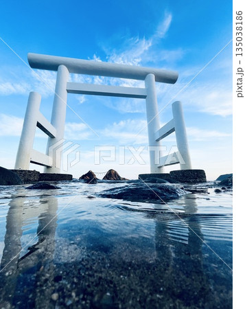 海に浮かぶ鳥居 135038186