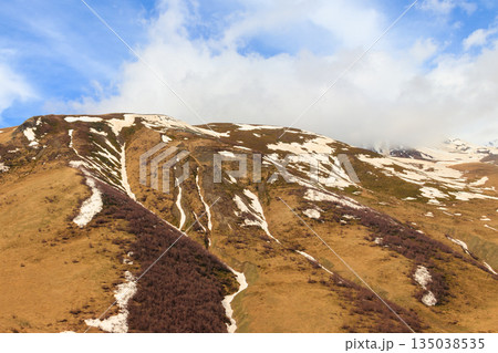 View on the Caucasus mountains in Georgia View on the Caucasus mountains in Georgia 135038535
