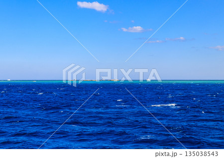 View of the Red sea in Hurghada, Egypt 135038543